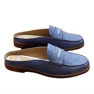 Johnston & Murphy Patent Leather Classic  Women's Slip In Mules Muted Loafers